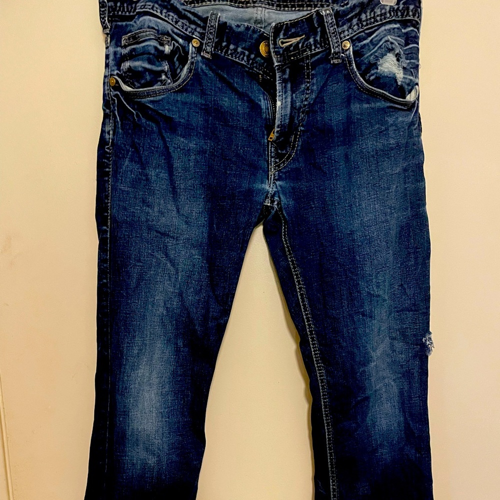 Silver jeans